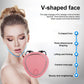 Portable microcurrent face lifting massager for V-shaped face, enhancing three-dimensional shaping and skin firmness.